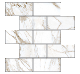 Marble Trend Мозаика K-1001/MR/m13/30,7x30,7 Calacatta - фото - 1
