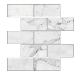 Marble Trend Мозаика K-1000/MR/m13/30,7x30,7 Carrara - фото - 1