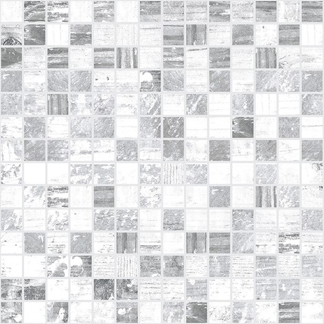 Extra Мозаика серый+белый 30х30 - фото - 1