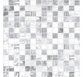 Extra Мозаика серый+белый 30х30 - фото - 1