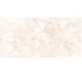 Fresco Плитка настенная декорированная рельеф цветы светло-бежевый (C-FRL302D) 29,7x60 - фото - 1