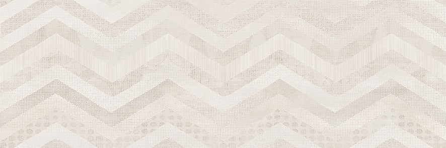 Shevron Плитка настенная декорированная бежевый (VNU011D) 25x75 - фото - 1