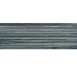 Zen Плитка настенная полоски чёрный 60034 20х60 - фото - 1