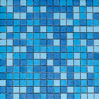 LV-MG512 мозаика микс голубой (2х2) 32,7х32,7 - фото - 1