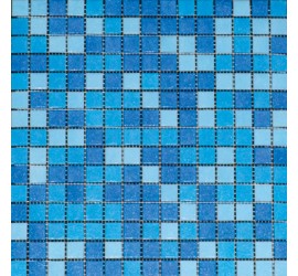 LV-MG512 мозаика микс голубой (2х2) 32,7х32,7 - фото - 1
