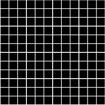 Темари черный матовый мозаика 20071 29,8х29,8 - фото - 1