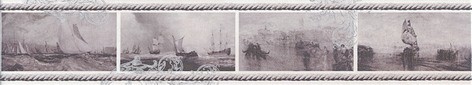 Ньюпорт Бордюр Корабли фиолетовый STG\C209\15010 40х7,2 - фото - 1