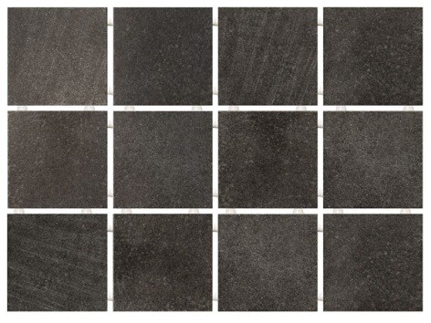 Караоке Плитка настенная черный 1222T полотно 30х40 из 12 частей 9,9х9,9 - фото - 1