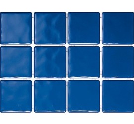 Бриз Плитка настенная синий 1243T 30х40 из 12 частей 9,9х9,9 - фото - 1