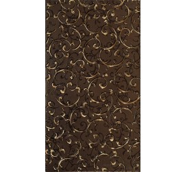 Анастасия Декор орнамент коричневый 1645-0094 25х45 - фото - 1