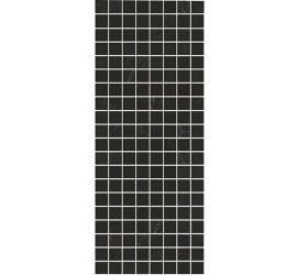 Алькала Декор черный мозаичный MM7204 20х50 - фото - 1