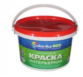 Краска акриловая интерьерная "Colorika ECO" 7 кг - фото - 1