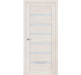 Дверь ТЕХНО 607 экошпон (3D), Эшвайт, полотна 60, 70,80 - фото - 1