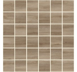 Timber Мозаика коричневый 30х30 - фото - 1