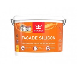 Краска "FACADE SILICON" 9 л акриловая для фасадов и цоколей, (база А) TIKKURILA - фото - 1