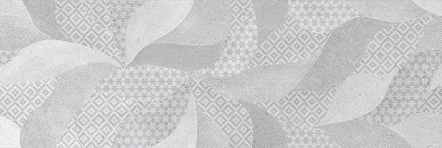 Сидней 1Д Плитка настенная декор серый пэчворк 25х75 - фото - 1
