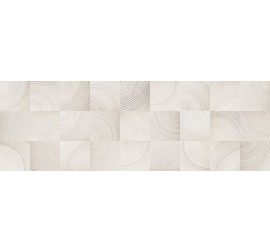 Шиен 7Д Плитка настенная декор белый, структура 25х75 - фото - 1