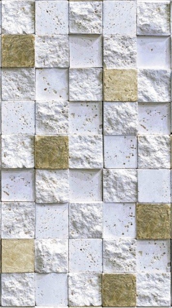 Панель ПВХ Мраморная мозайка 2,7*0,25 9мм - фото - 1