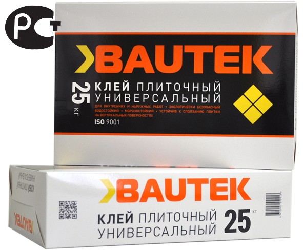 Клей плиточный Универсальный BAUTEK 25 кг - фото - 1