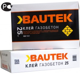 Клей Газобетон BAUTEK 25 кг - фото - 1