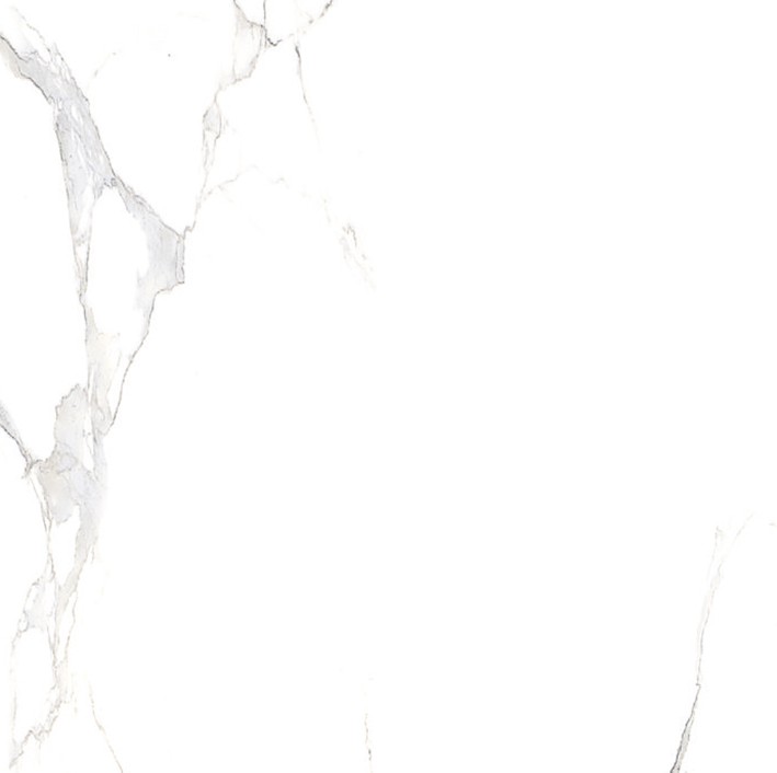 Statuario Classic Керамогранит белый 60x60 полированный - фото - 1