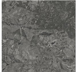 Brecia Adonis Dark Керамогранит темно-серый 60x60 полированный - фото - 1