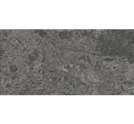 Brecia Adonis Dark Керамогранит темно-серый 60x120 полированный - фото - 1