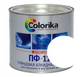 Эмаль ПФ-115 белая "Colorika" 1,9кг - фото - 1