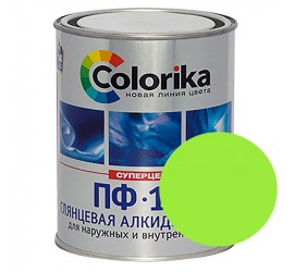 Эмаль ПФ-115 салатовая 0,8 кг "Colorika" - фото - 1