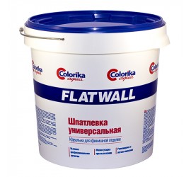 Шпатлёвка акриловая финишная универсальная "Flatwall" 28кг - фото - 1