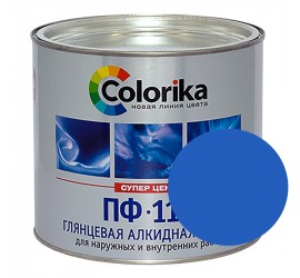 Эмаль ПФ-115 синяя 1,8 кг "Colorika" - фото - 1