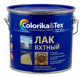 Лак Яхтный полуматовый 2,7 л "Colorika&Tex" - фото - 1