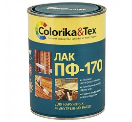 Лак ПФ-170 глянцевый 0,8 л "Colorika&Tex" - фото - 1