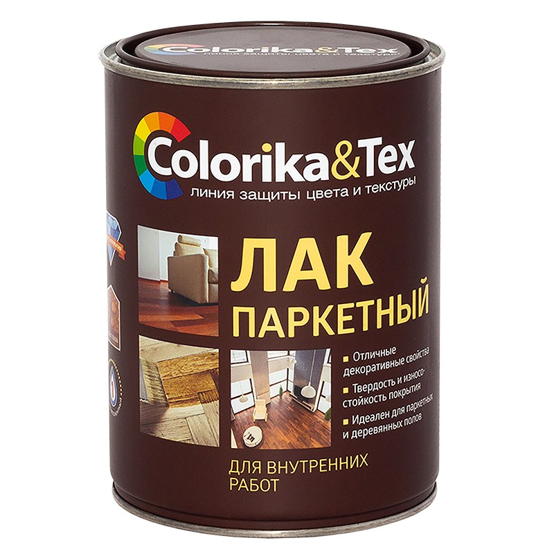 Лак паркетный алкидно-уретановый глянцевый 0,8 л 