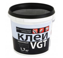 Клей для потолочных покрытий из полистирола и полиуретана ВГТ 1,7 кг - фото - 1