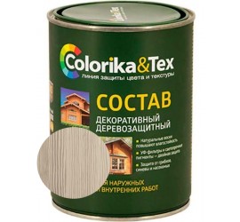 Состав деревозащитный "Colorika&Tex" иней 0,8 л - фото - 4