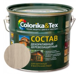 Состав деревозащитный "Colorika&Tex" иней 2,7 л - фото - 1