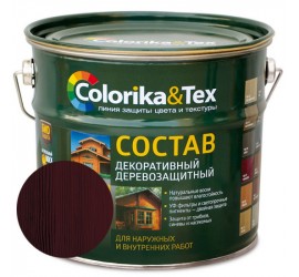 Состав деревозащитный "Colorika&Tex" макассар 2,7 л - фото - 1