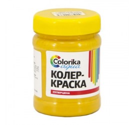 Колер-краска "Colorika aqua" золотисто-желтая 0,3 кг - фото - 1