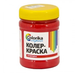 Колер-краска "Colorika aqua" красная 0,3 кг - фото - 1