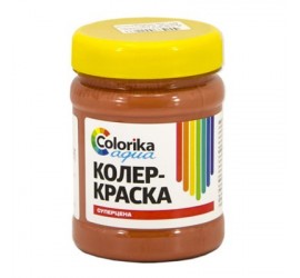 Колер-краска "Colorika aqua" красно-коричневая 0,3 кг - фото - 1