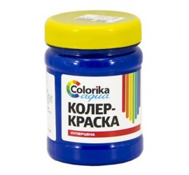Колер-краска "Colorika aqua" синяя 0,3 кг - фото - 1