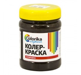 Колер-краска "Colorika aqua" темно-коричневая 0,3 кг - фото - 1