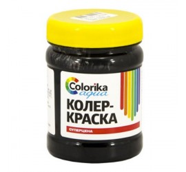 Колер-краска "Colorika aqua" черная 0,3 кг - фото - 1
