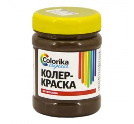 Колер-краска "Colorika aqua" шоколадная 0,3 кг - фото - 1