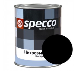Эмаль НЦ-132КП "SPECCO" черная 0,8 кг - фото - 1