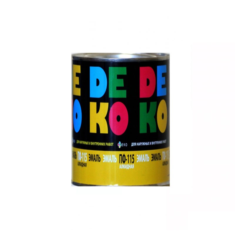 Эмаль ПФ-115 белая 0,9 кг ГОСТ - фото - 1