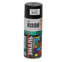 Эмаль универсальная чёрная глянец "KUDO" 520 мл - фото - 1