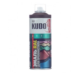 Аэрозоль для металлочерепицы шоколадно-коричневый R8017 "KUDO" 520 мл - фото - 2