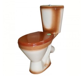 Унитаз-компакт Элегант коричневый Киров - фото - 2